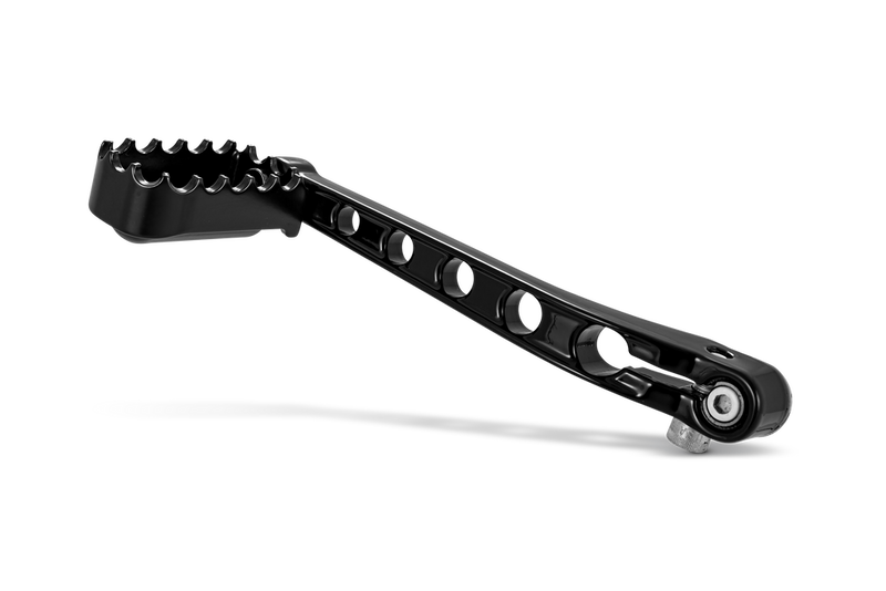 Burly Brand MX Style Shift ARM Black W TOE PEG - B13-1108B For Harley Motorcycles 1987-2026