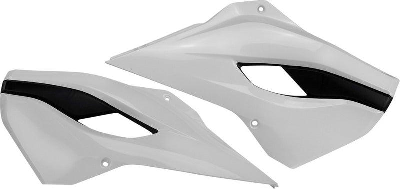 Acerbis Radiator Shrouds White - 2393410002 Husqvarna Dirt Bikes 2014-2016