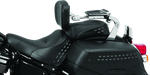Kuryakyn 7080 Fixed Mounts Multi-purpose Driver & Passenger Backrest 18-Up Softail Black - User 1