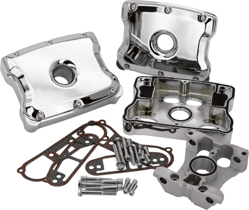 Harddrive Rocker BOX Kit EVO Chrome Pair - 037025 For Harley Motorcycles 1984-1999