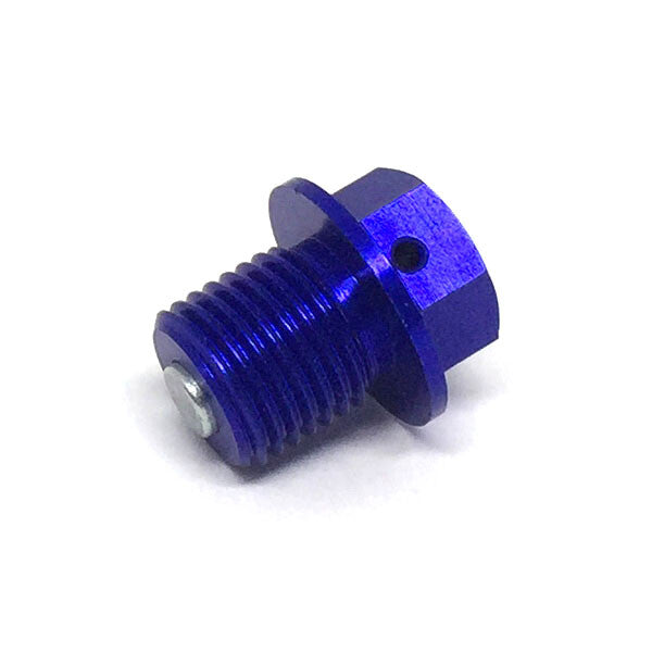Zeta Magnetic Drain Plug M14X14-P1.5 Blue - ZE58-1622 Yamaha Motorcycles 1990-2024
