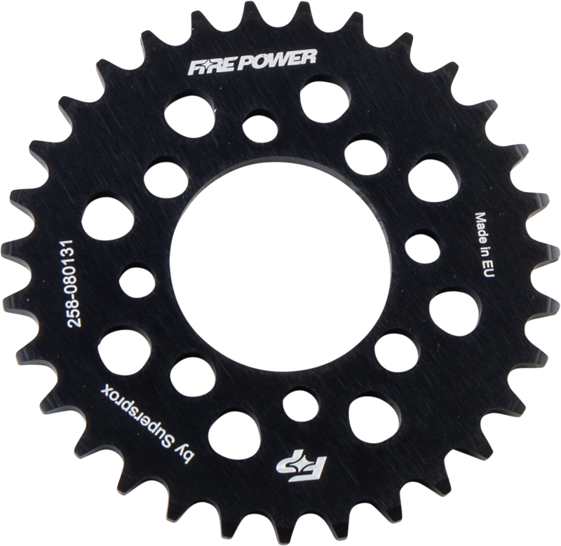 Fire Power Rear Sprocket Aluminum 31T Black - FPA-801-31-BLK Kawasaki 110 / 110L 2002-2020