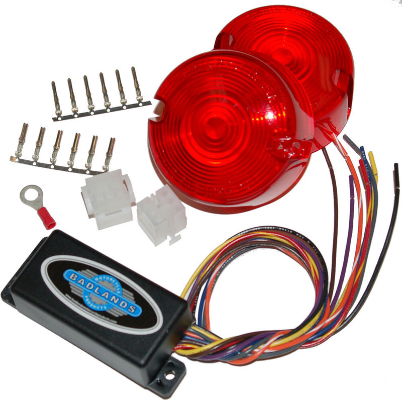 Namz Custom Cycle PNP Illuminator RBT W LEQ XL FL FX FXR - ILL-02-RL-B For Harley 1985-1996