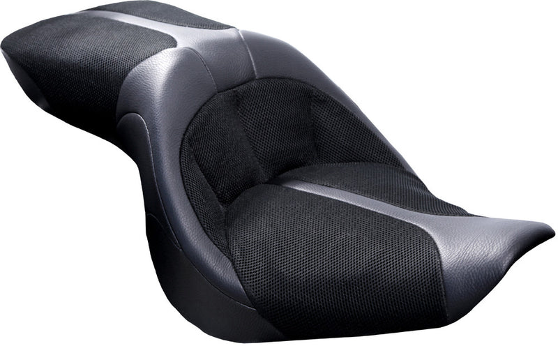 Danny Gray Tourist 2-UP Air-2 Seat Fxst `06-`10, Flstf B ` - FA-DGE-0322 For Harley Softail 2006-2017