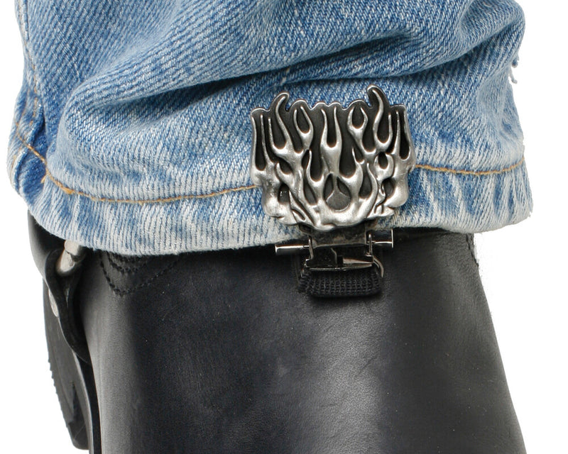 Ryder Clips 26-7071 FMS-FC CLIPS FOR STIRRUP/STRAP BOOTS FLAMES