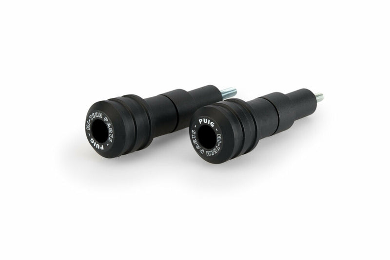 Puig Hi-Tech Parts Frame Sliders Vintage 2.0 Black - 21458N Yamaha 900 2022-2024