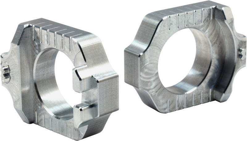 Works Axle Blocks Elite Yamaha Silver - 17-325 Yamaha YZ 450 / YZ 250 2010-2022