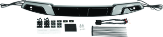 Kuryakyn 2949 Tracer Windshield Trim 14-Up FLH Models Black - Photo - Primary