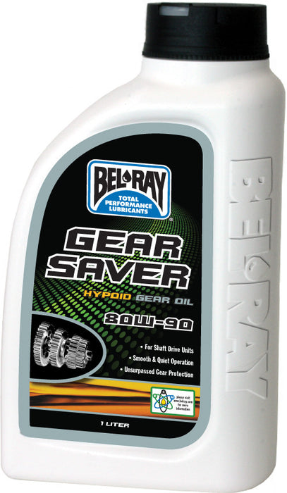 Bel-ray 840-0441 99230-B1LW GEAR SAVER HYPOID GEAR OIL 80W90 1L