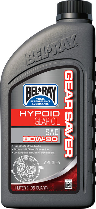 Bel-ray 840-0441 99230-B1LW GEAR SAVER HYPOID GEAR OIL 80W90 1L