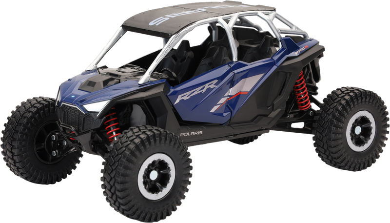 New Ray Toys 959-0192 58466A 1:18 SCALE POLARIS RZR PRO R4 ROCK CRAWLER AZURE CRYSTAL