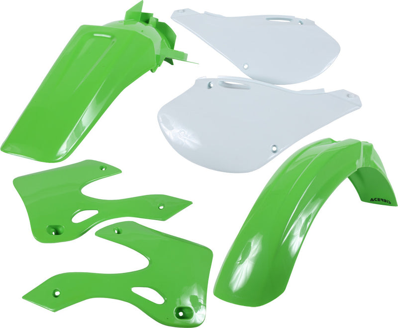 Acerbis Plastic Kit Green - 2071000243 Kawasaki KX 125 / KX 250 1999-2002