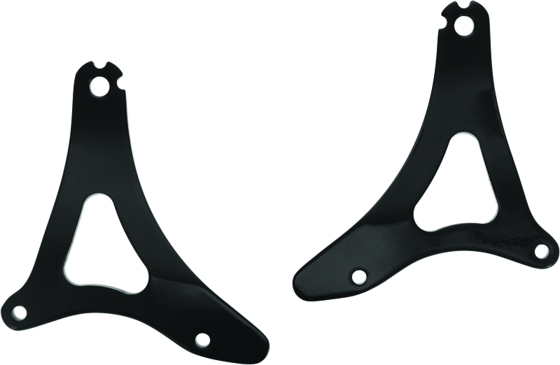 Kuryakyn 7087 Fixed Mounts Multi-purpose Driver & Passenger Backrest 14-22 Touring Models Black - Photo - Primary