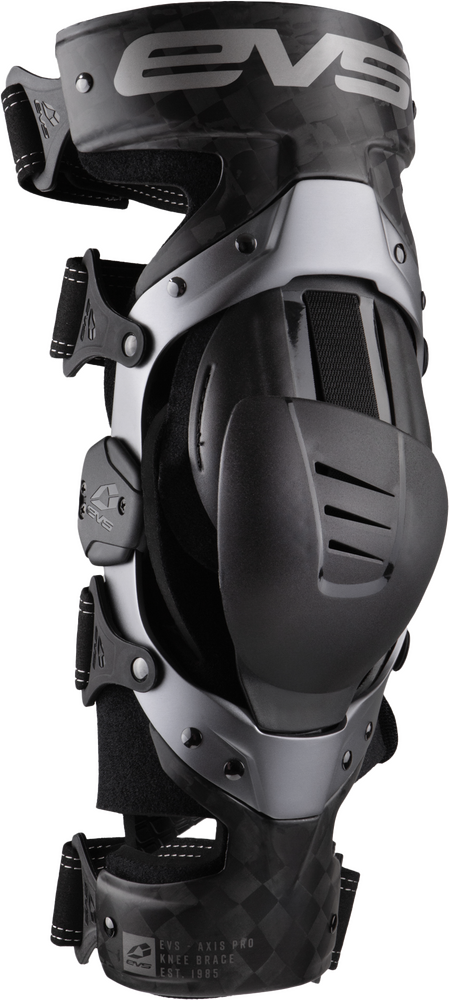 Evs 663-1186M AXISP-GRY-MP AXIS PRO KNEE BRACE PAIR BLACK/GREY MD