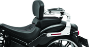 Kuryakyn 7081 Fixed Mounts Multi-purpose Driver & Passenger Backrest 18-Up Softail Black - User 1