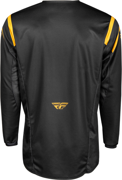 Fly Racing 378-520L 378-520L KINETIC CENTER JERSEY BLACK/GOLD LG