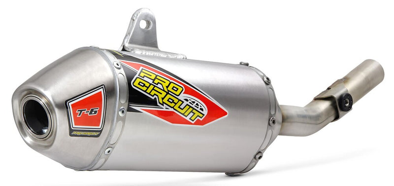 Pro Circuit T-6 Stainless Slip-ON Silencer - 0122023A Kawasaki 230R 2020-2021