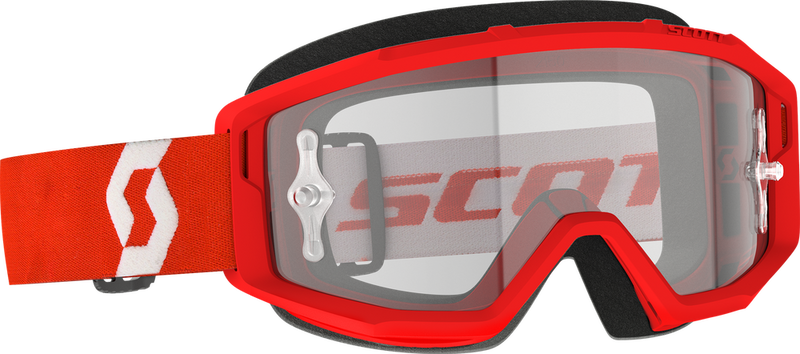 Scott 51-5535 278598-1005113 PRIMAL GOGGLE RED/WHITE CLEAR WORKS