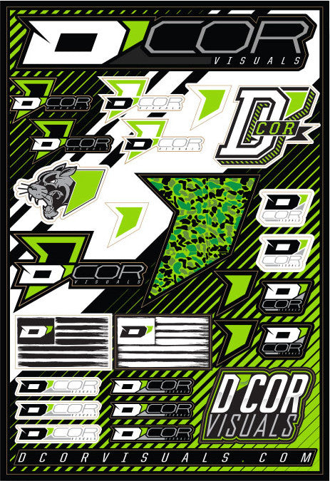 D'cor Visuals D-Cor Logo Decal Sheet 12"X18" - 40-90-106