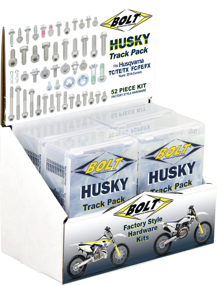 Bolt 020-00103D 6TP-HSK POP DISPLAY TRACK PACK HUS 6/PK