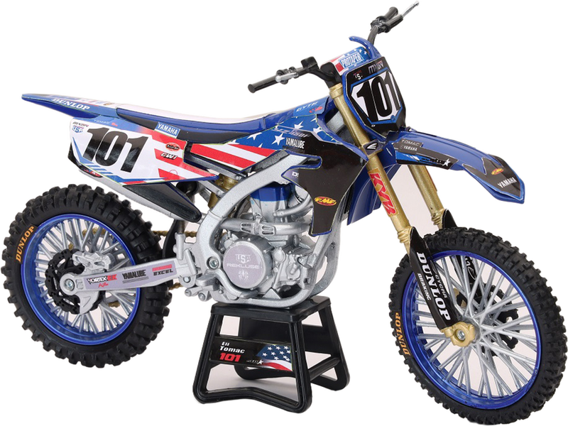 New Ray Toys 959-0174 58423 1:12 SCALE MXON YAMAHA YZ450F ELI TOMAC #101