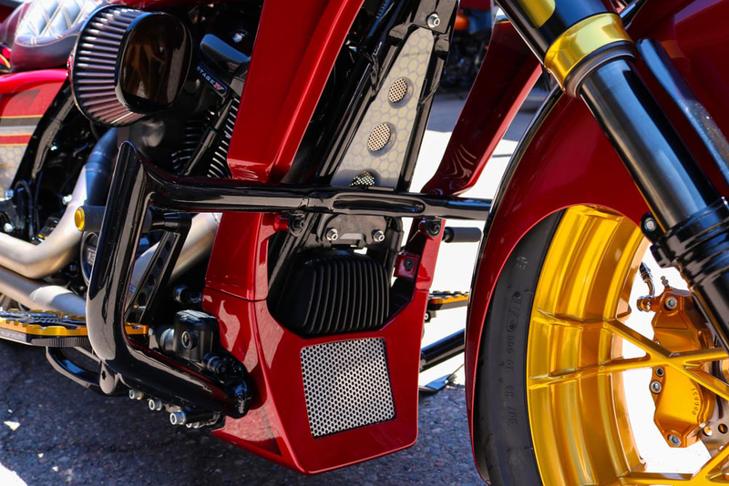 Paul Yaffe Bagger Nation 827-05590 M8MEG-09P-B MINI MONKEY ENGINE GUARD BLACK `09-22 FLH/FLT