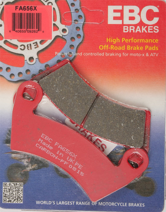 Ebc 15-656X FA656X BRAKE PADS FA656X CARBON X SERIES