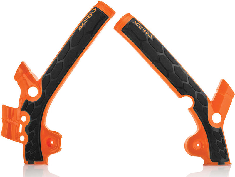 Acerbis X-Grip Frame Guard Orange Black - 2449525225 KTM SX 85 2013-2017