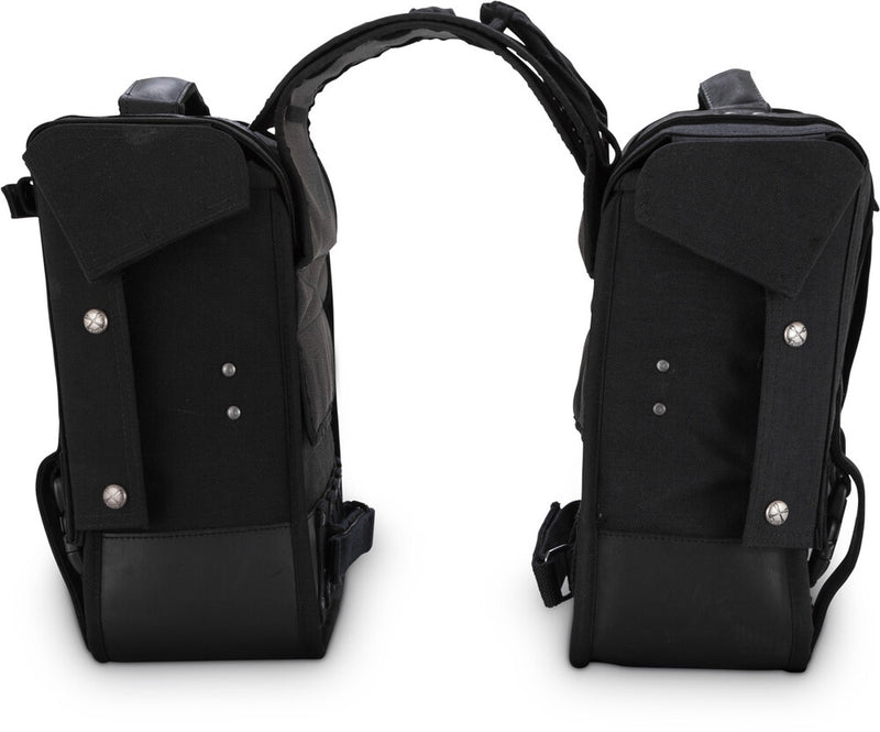 Burly Brand 750-05507 B15-1002B THROWOVER SADDLEBAG BLACK