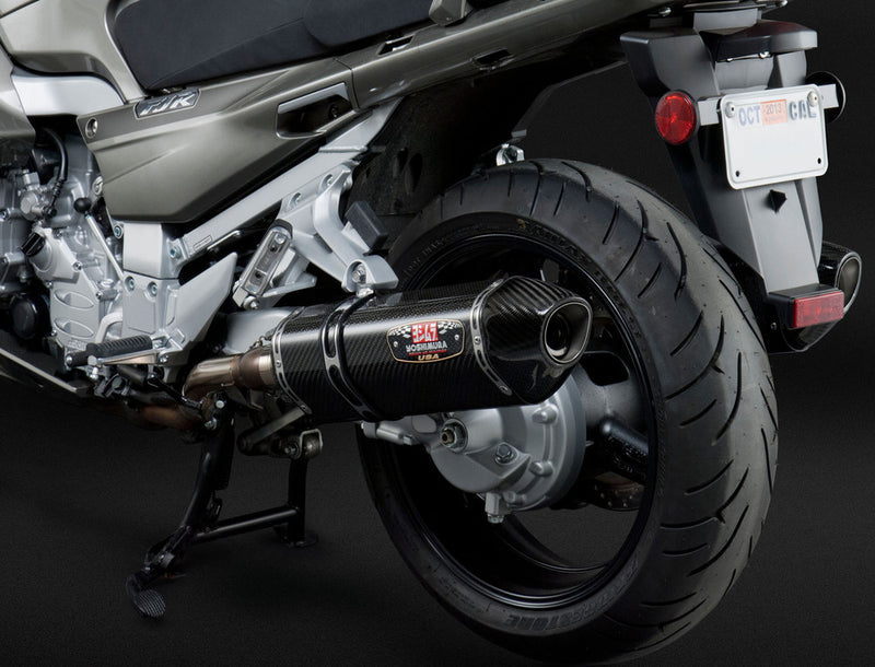 Yoshimura 960-1562 13150E0220 EXHAUST SIGNATURE R-77 SLIP-ON SS-CF-CF DUAL