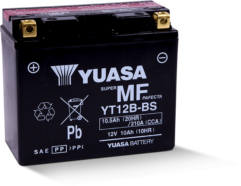 Yuasa Battery YUAM6212B Yuasa YT12B-BS Maintenance Free 12-Volt AGM Battery W/bottle - User 1
