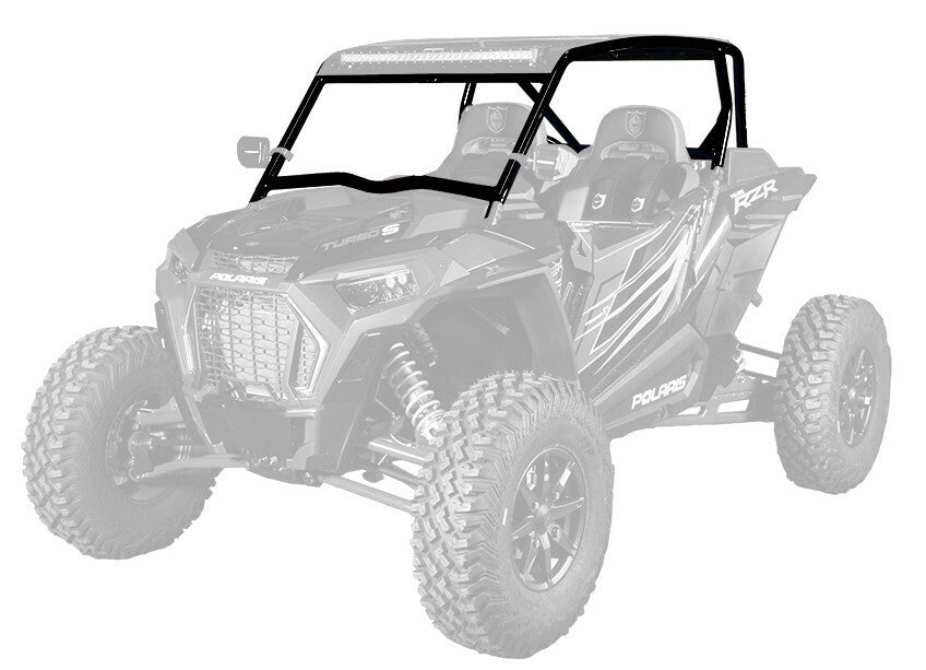 Pro Armor CAB Asylum Cage W NO Intrusion Titanium Metallic - P191C026TM Polaris RZR 2019-2022