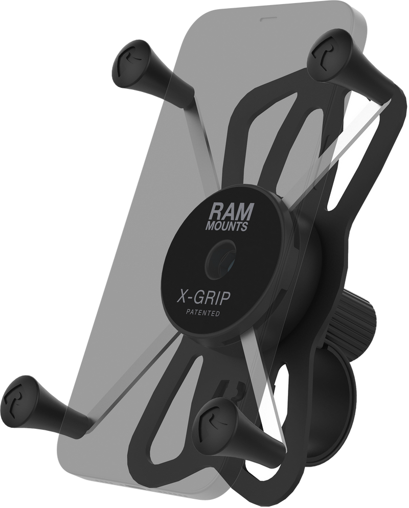 Ram Mounts 71-7075 RAP-460-UN10U X-GRIP LARGE PHONE MOUNT W/TOUGH-STRAP HANDLEBAR BASE