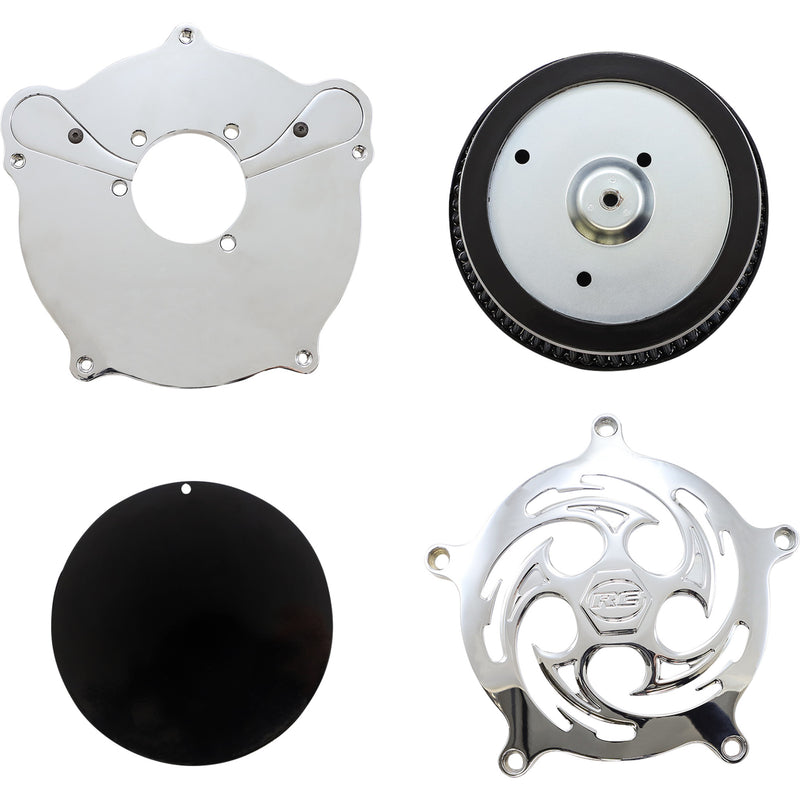 Rc Components Airstrike Savage Eclipse Air Cleaner Kit - AC-02C-85C For Harley Motorcycles 1993-2017