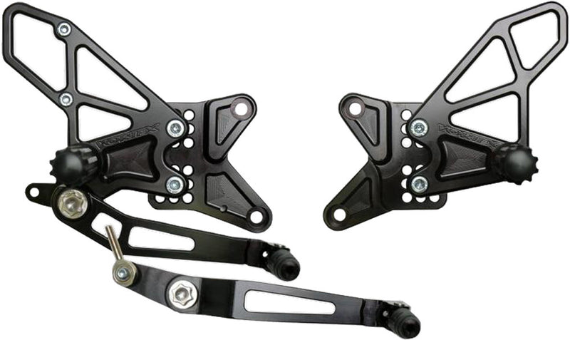 Vortex 3-RS681K RS681K REAR SET COMPLETE BLK YAM