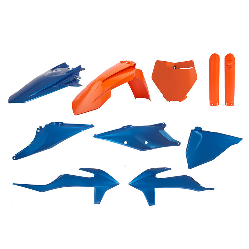 Polisport Plastic Kit Blue Metal Flow - 91053 KTM Dirt Bikes 2019-2022