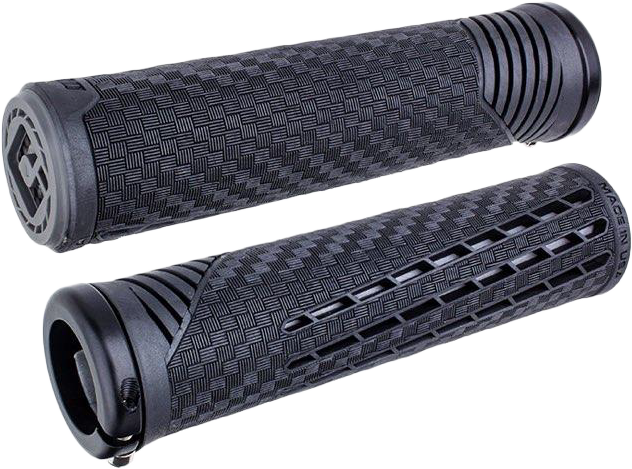 Odi 206-1340 F35CFBH-B CF11 V2.1 BMX GRIPS PEARL BLK/GRAPHITE W/MATTE BLK