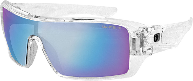 Bobster 26-5024 EPAR002 PARAGON SUNGLASSES CLEAR W/BLUE MIRROR LENS