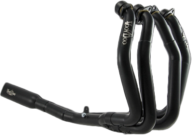 Voodoo Shorty Full Exhaust System 4 Into 1 Black Busa - VEFSWTBUSAM2B Suzuki 1300R Hayabusa 2021-2023