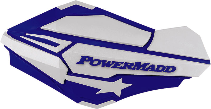 Powermadd Sentinal Handguards (blue White) - 34421 For Husaberg Dirt Bikes 1989-2014 | Beta Dirt Bikes 2008-2018