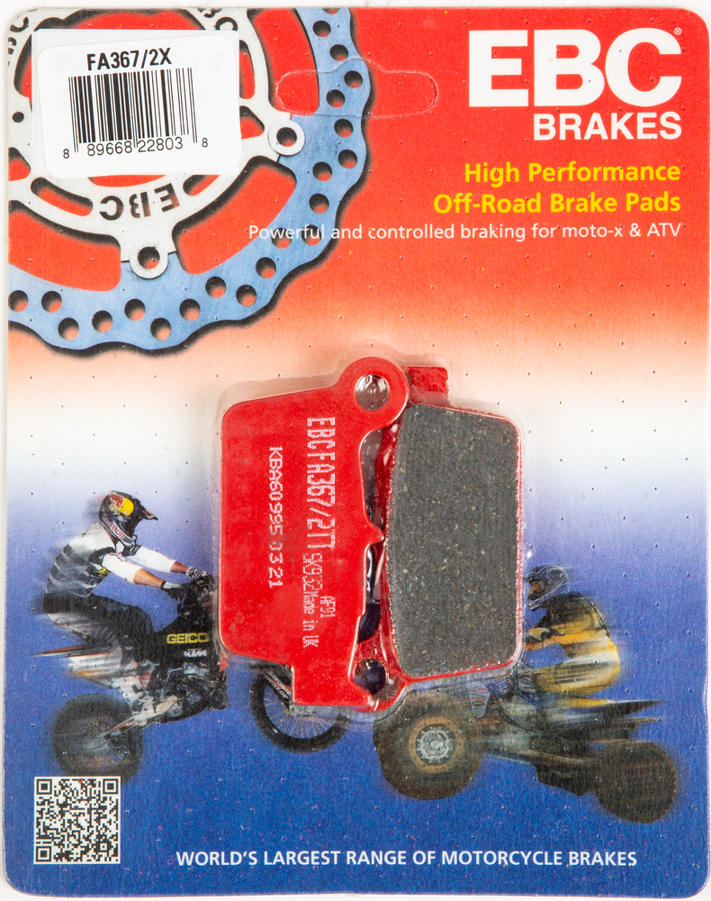 EBC Brake Pads - FA367/2X Beta Dirt Bikes 2018-2021