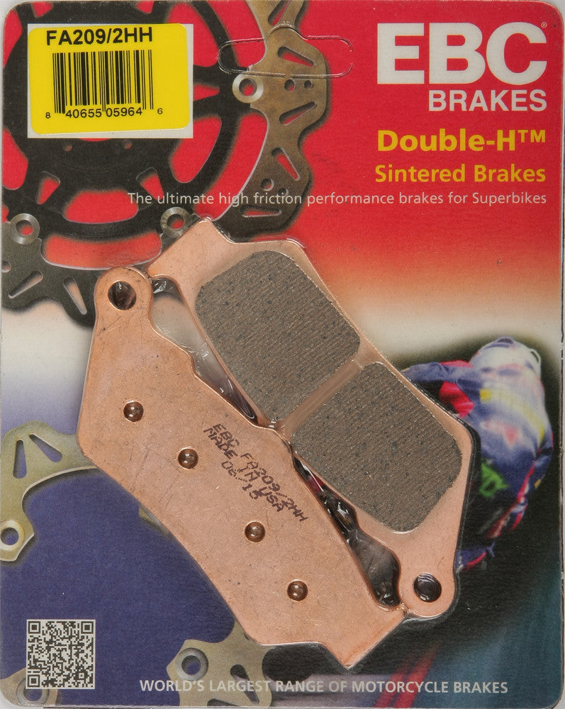 EBC Brake Pads - FA209/2HH For Harley Street 2016-2018 | Ducati Motorcycles 2006-2017 | BMW Motorcycles 1997-2017 | Victory Motorcycles 1998-2007