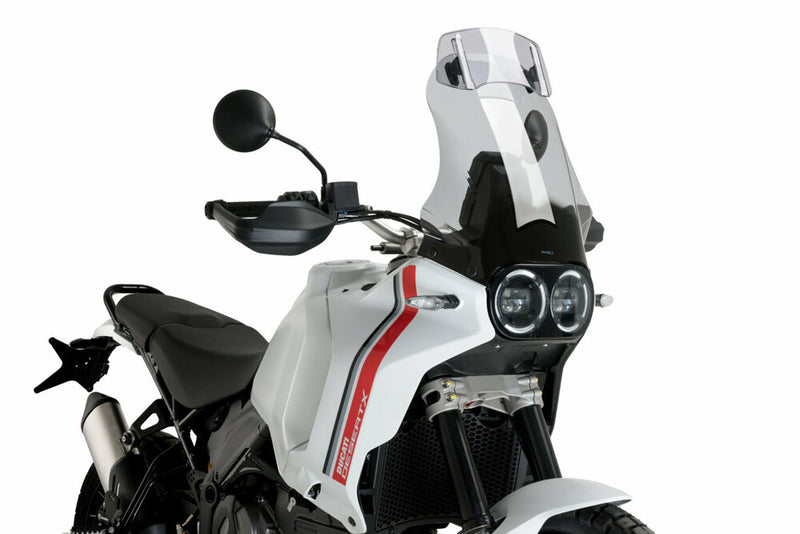 Puig Hi-Tech Parts Windscreen Touring W Visor Smoke DUC - 21438H Ducati DesertX 2023-2024