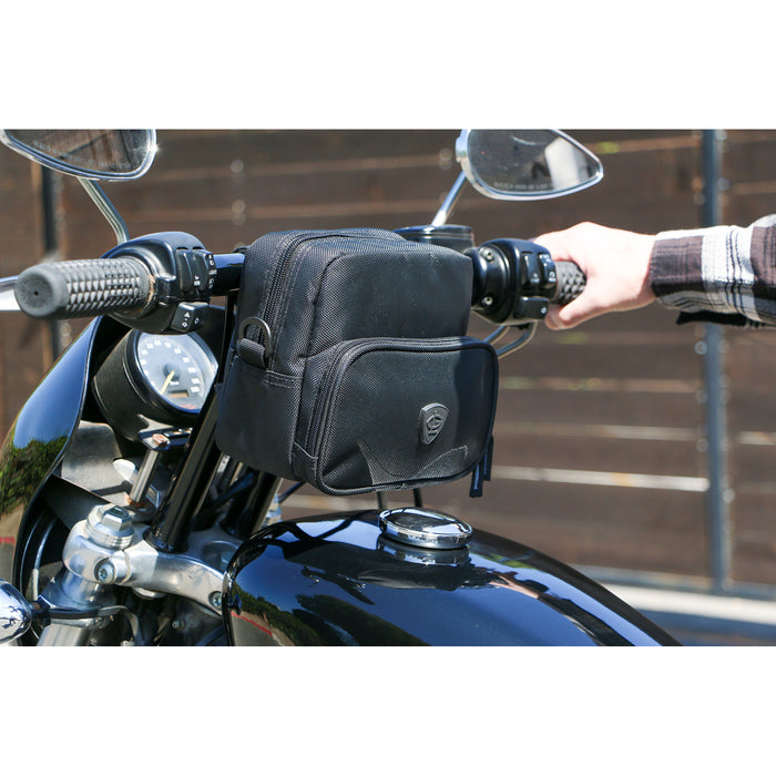 NELSON RIGG 3510-0175 GLHB-L Greg Lutzka Signature Cruiser Handlebar Bag Greg Lutzka Signature Handlebar Bag - Black