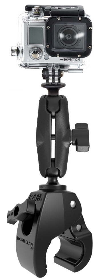 Ram Mounts 71-9905 RAP-B-404-GOP1U UNPKD RAM TOUGH-CLAW W/ GO PRO BASE