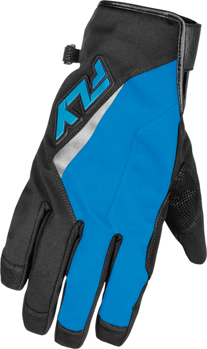 Fly Racing 371-0618XS 371-0618XS TITLE LONG GLOVES BLUE/BLACK/LIGHT BLUE XS