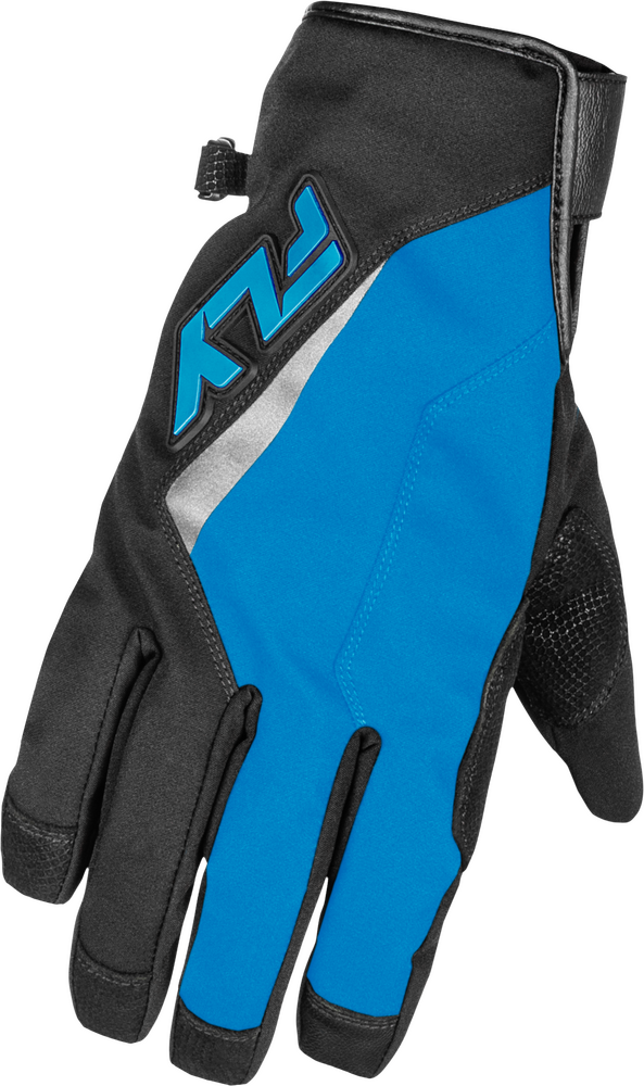 Fly Racing 371-0618X 371-0618X TITLE LONG GLOVES BLUE/BLACK/LIGHT BLUE XL