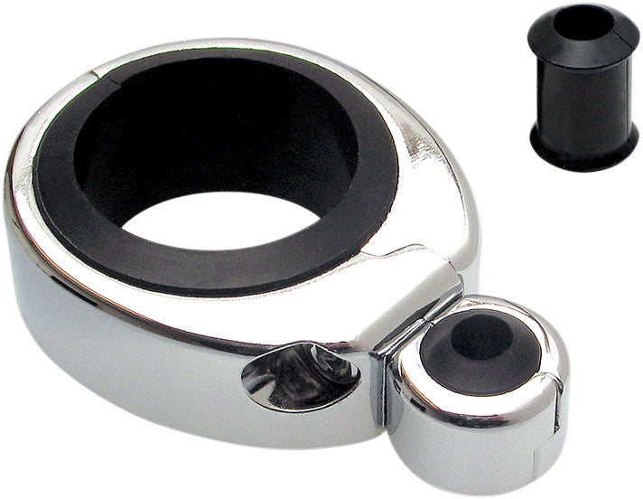 Motion Pro 57-10041 11-0041 CABLE CLAMP 1 1/4"-1 1/2" SINGLE THR/CLU CHROME