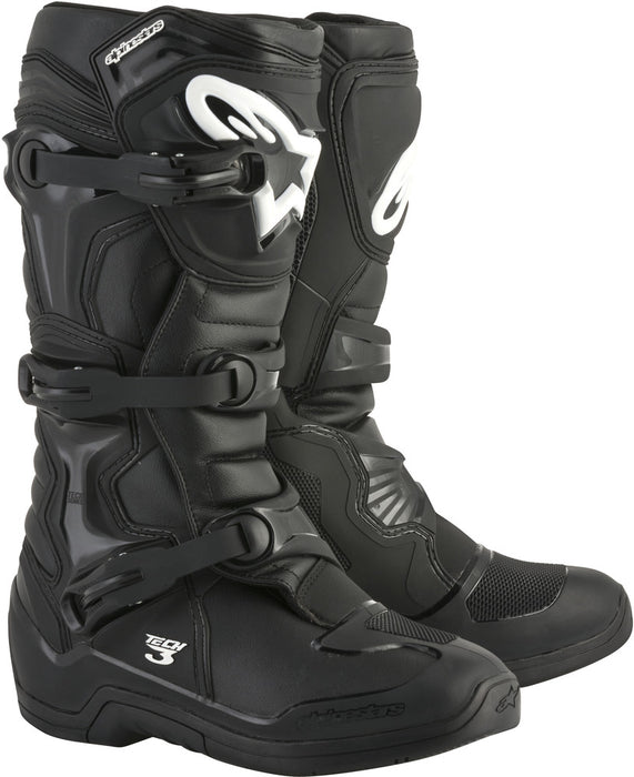 Alpinestars 482-04107 2013018-10-7 TECH 3 BOOTS BLACK SZ 07