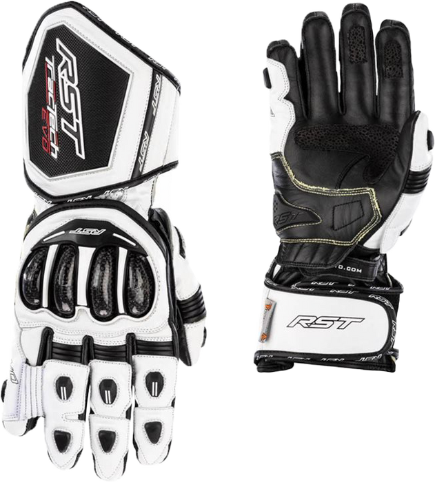 Rst 556-2666510 102666WHI-10 TRACTECH EVO 4 CE GLOVE WHITE/WHITE/BLACK LG